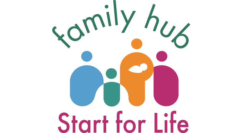 family hub start for life logo
