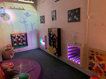 image of a room with sensory equipment