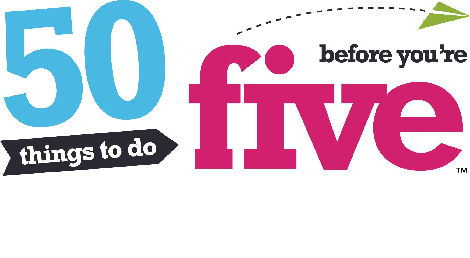 fifty things to do before you're five logo