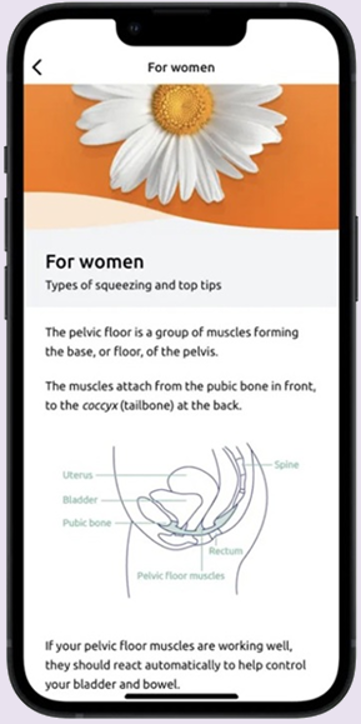 screenshot of the squeezy app on a mobile