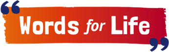 words for life logo