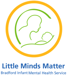 Little Minds Matter - Bradford Infant Mental Health Service logo with baby and mother